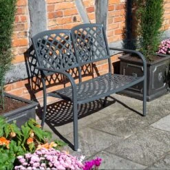 Rowlinson Vienna Aluminium Bench -XIKI Garden Shop ROVIENBENCH1
