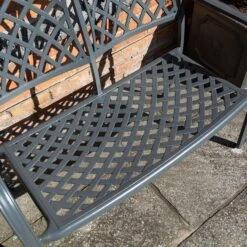 Rowlinson Vienna Aluminium Bench