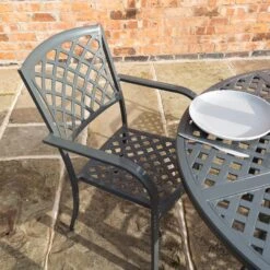 Rowlinson Vienna Aluminium Four Seating Dining Set 16 Rowlinson Vienna Aluminium Four Seating Dining Set -XIKI Garden Shop ROVIENSET43