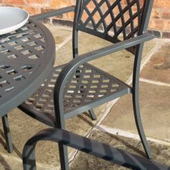 Rowlinson Vienna Aluminium Four Seating Dining Set 14 Rowlinson Vienna Aluminium Four Seating Dining Set -XIKI Garden Shop ROVIENSET45