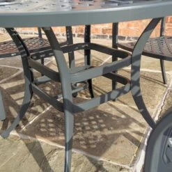 Rowlinson Vienna Aluminium Four Seating Dining Set 12 Rowlinson Vienna Aluminium Four Seating Dining Set -XIKI Garden Shop ROVIENSET47