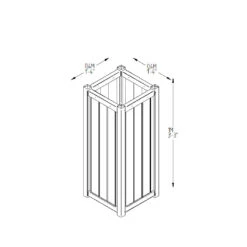 Forest Garden Slender Planter -XIKI Garden Shop SLPLAN6