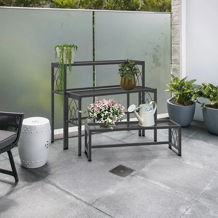 VegTrug Nesting Plant Stands (set Of Three) 1 VegTrug Nesting Plant Stands (set Of Three)