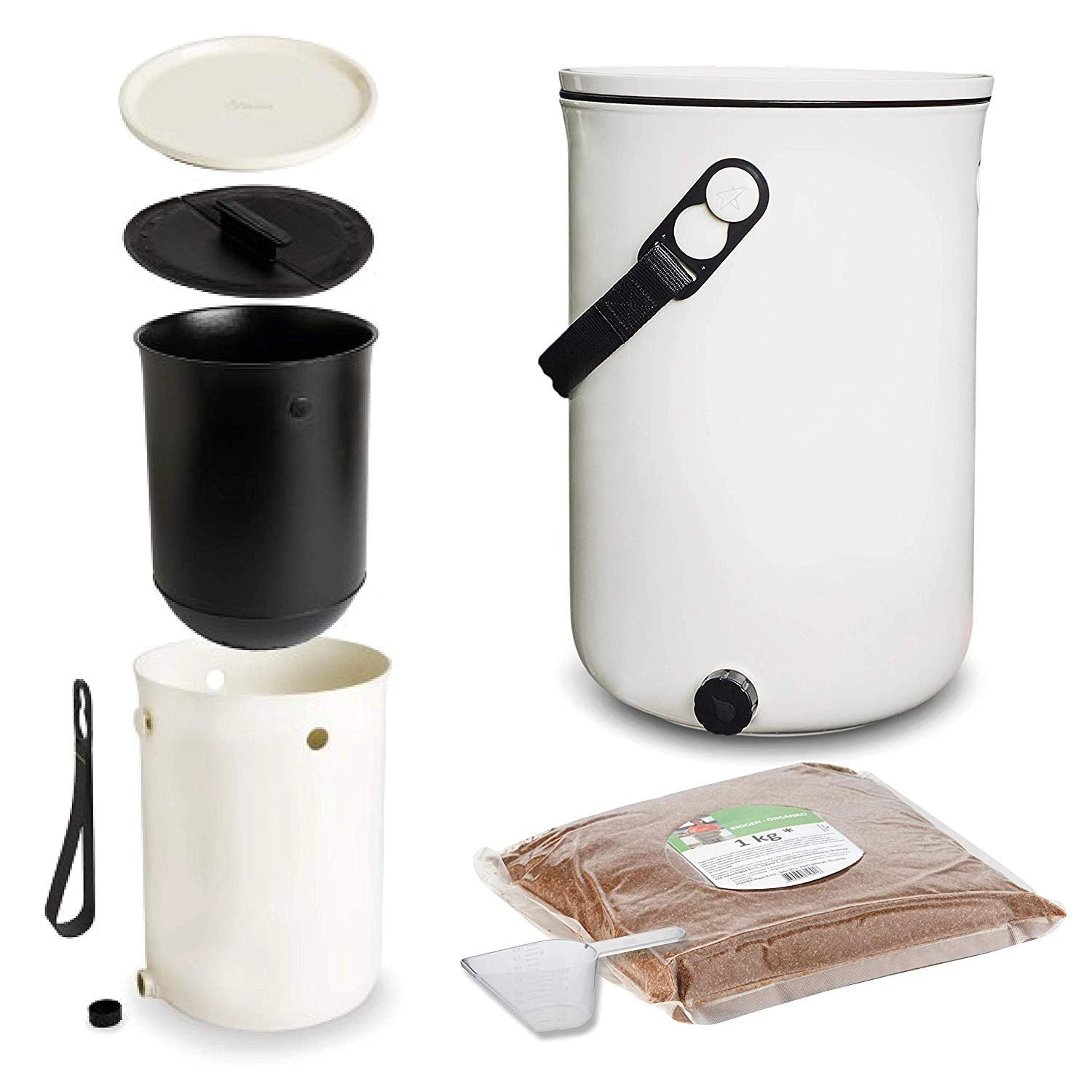 Bokashi Organko Two Kitchen Composter Value Pack 2 Bokashi Organko Two Kitchen Composter Value Pack - Image 2