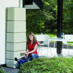 Slim Rainwater Wall Tank 300 Litres -XIKI Garden Shop image 105124