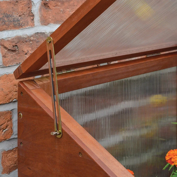 Rowlinson Hardwood Mini Greenhouse 3 Rowlinson Hardwood Mini Greenhouse - Image 3