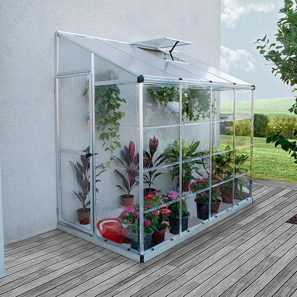 Palram Canopia Lean To 8x4 Grow House 1 Palram Canopia Lean To 8x4 Grow House