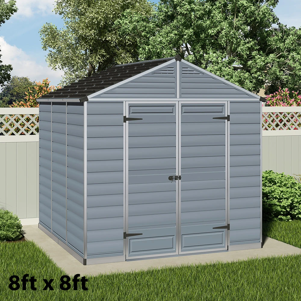 Skylight 8ft Wide Dark Grey Shed 1 Skylight 8ft Wide Dark Grey Shed