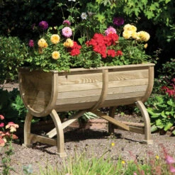 Rowlinson Marberry Barrel Planter