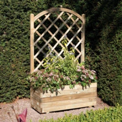 Rowlinson Rectangular Planter And Lattice