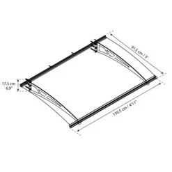 Palram Canopia Altair Door Canopy 13 Palram Canopia Altair Door Canopy -XIKI Garden Shop image 138029