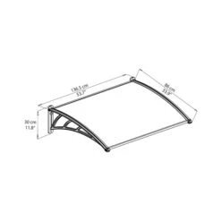 Palram Canopia Neo Door Canopy 15 Palram Canopia Neo Door Canopy -XIKI Garden Shop image 138124 1