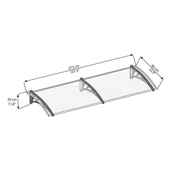 Palram Canopia Neo Door Canopy 2 Palram Canopia Neo Door Canopy - Image 2