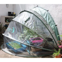 Horti Hood 90 Degree Wall Mounted Folding Greenhouse -XIKI Garden Shop image 138945