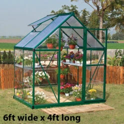 Palram Canopia Hybrid Green Greenhouse -XIKI Garden Shop image 139890