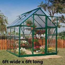 Palram Canopia Hybrid Green Greenhouse -XIKI Garden Shop image 139891