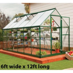 Palram Canopia Hybrid Green Greenhouse -XIKI Garden Shop image 139892