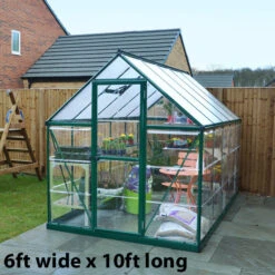 Palram Canopia Hybrid Green Greenhouse -XIKI Garden Shop image 139895
