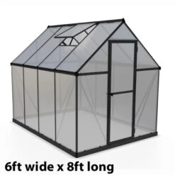 Palram Canopia Mythos Grey Greenhouse 13 Palram Canopia Mythos Grey Greenhouse -XIKI Garden Shop image 139963