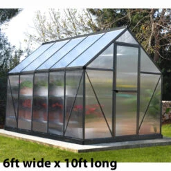 Palram Canopia Mythos Grey Greenhouse 12 Palram Canopia Mythos Grey Greenhouse -XIKI Garden Shop image 139964