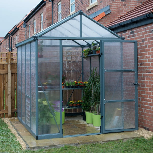 Palram Canopia Glory 6 X 8 Polycarbonate Greenhouse 1 Palram Canopia Glory 6 X 8 Polycarbonate Greenhouse
