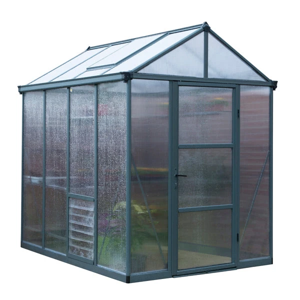 Palram Canopia Glory 6 X 8 Polycarbonate Greenhouse 3 Palram Canopia Glory 6 X 8 Polycarbonate Greenhouse - Image 3
