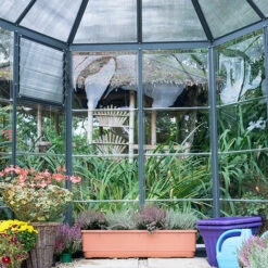 Palram Canopia Oasis Hexagonal 8ft Greenhouse 10 Palram Canopia Oasis Hexagonal 8ft Greenhouse -XIKI Garden Shop image 140136