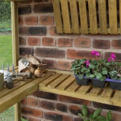 Forest Garden Victorian Tall Wall Greenhouse 7 Forest Garden Victorian Tall Wall Greenhouse -XIKI Garden Shop image 82954