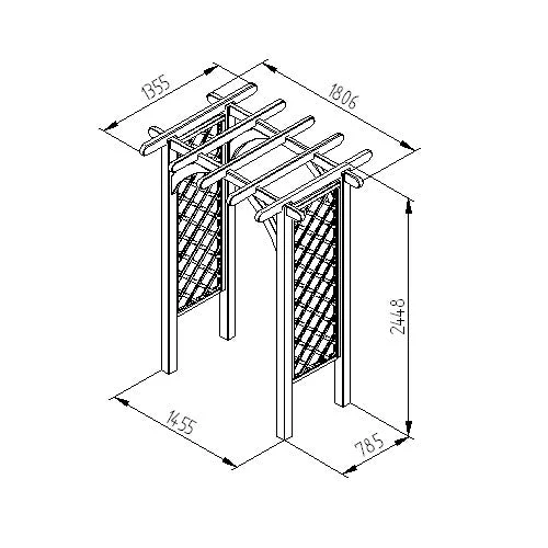 Ultima Pergola Arch 2 Ultima Pergola Arch - Image 2