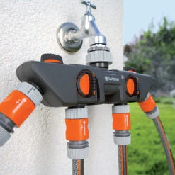Gardena Threaded Four Tap Connector 8 Gardena Threaded Four Tap Connector -XIKI Garden Shop image 89132