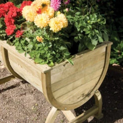 Rowlinson Marberry Barrel Planter -XIKI Garden Shop rombp4