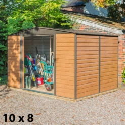 Rowlinson Woodvale Metal Sheds 22 Rowlinson Woodvale Metal Sheds -XIKI Garden Shop rowoms5 1